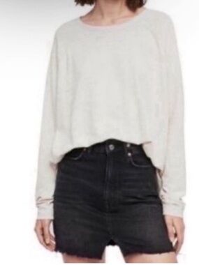 All Saints Milly Brushed Long Sleeve Tee